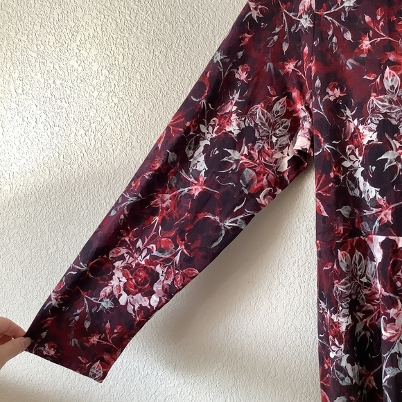 BLUE SKY CLOTHING Bamboo Floral Shirt Dress NEW Cottagecore Modest Comfy 1X - Picture 4 of 16